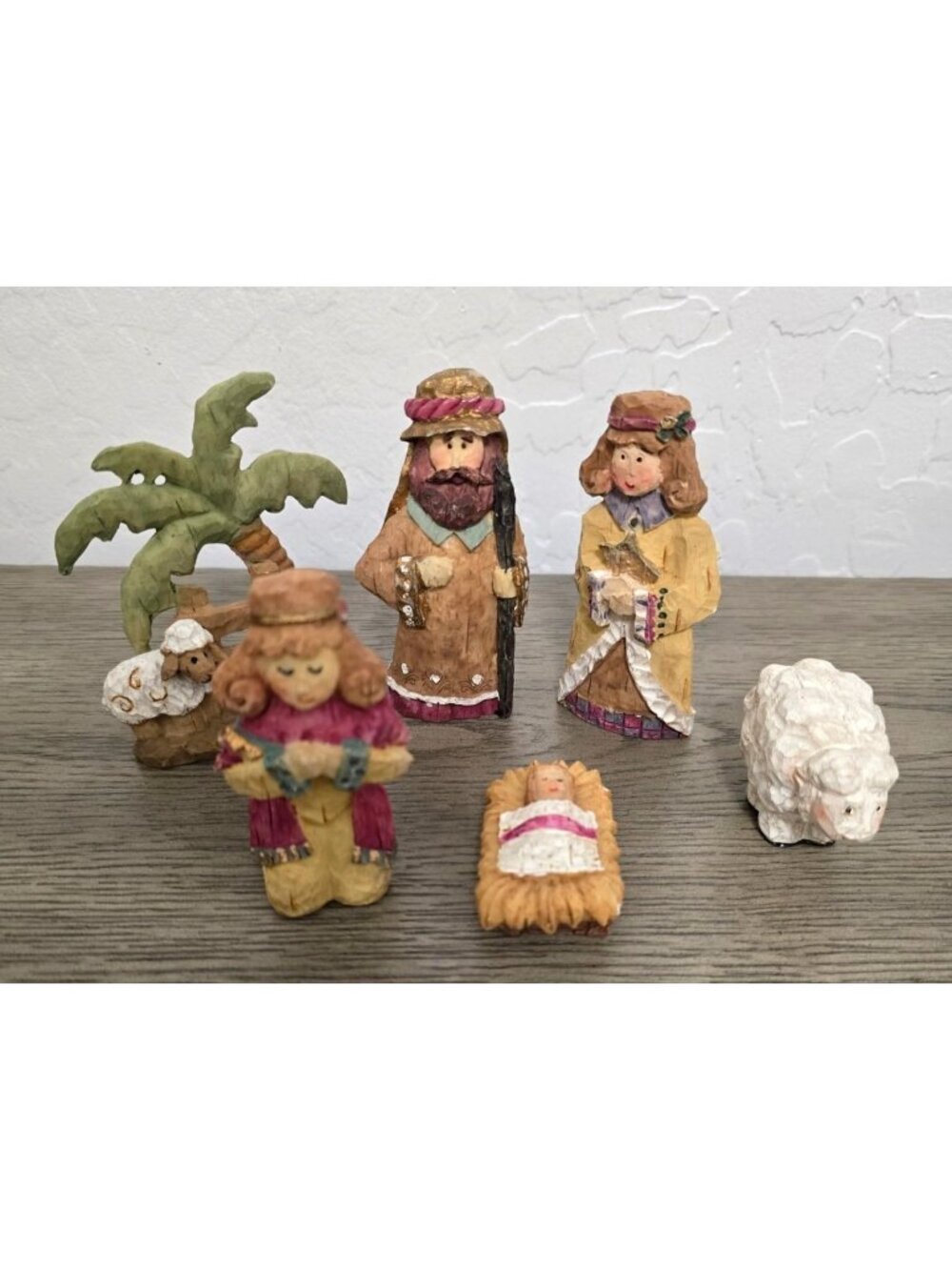 Midwest Canon Falls Miniature Nativity Set of 6 Baby Jesus Mary Joseph